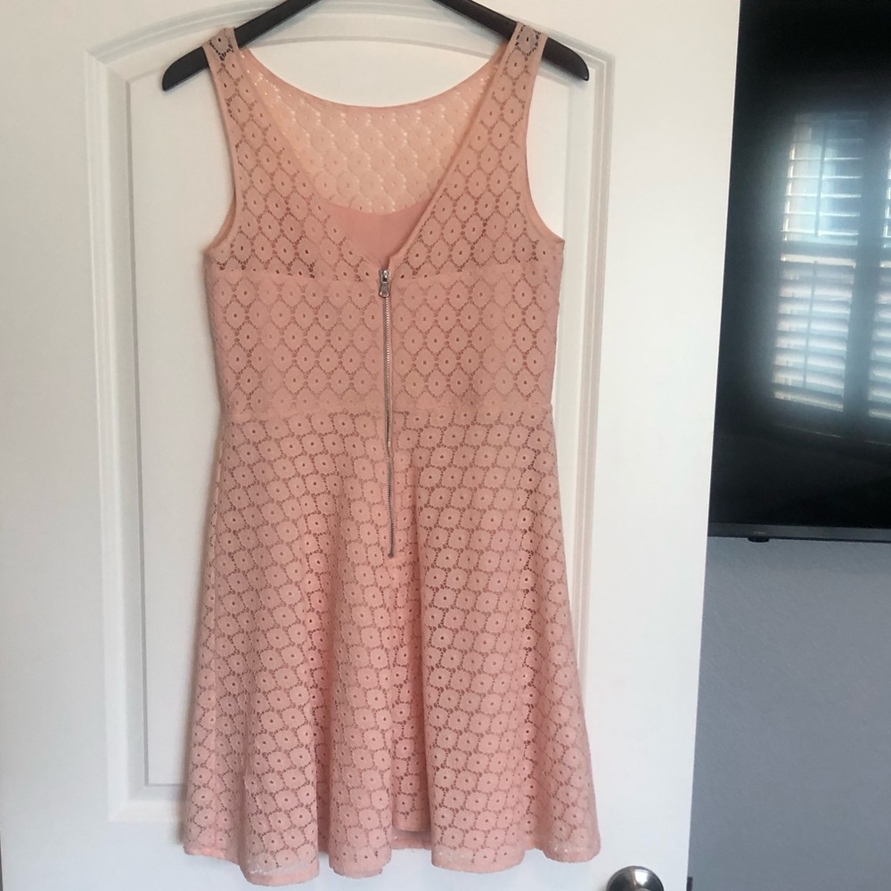 Betsy Johnson Lace Sweetheart Cut Bodice Dress